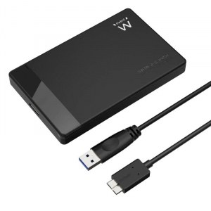 Caja externa Ewent HDD/SDD SATA 2.5 SIN TORNILLOS USB 3.2