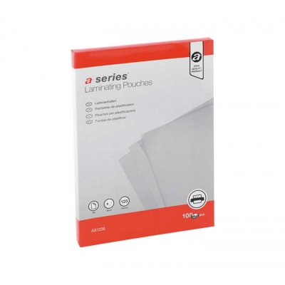 PAQ. 100 FUNDAS PLASTIFICAR A-SERIES 125MIC A4