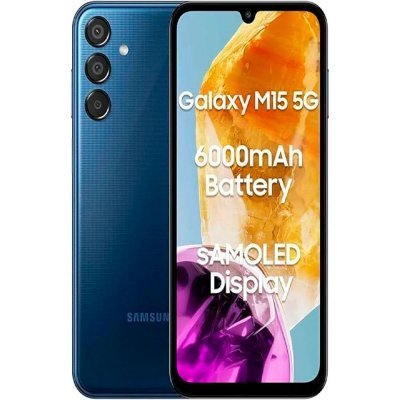 Smartphone Samsung Galaxy M15 4GB/ 128GB/ 6.5/ 5G/ Azul Oscuro