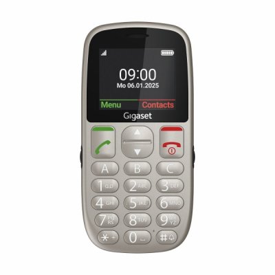 Gigaset GL395 Telefono Movil para Mayores Pantalla 2.2 - IP44 - Base de Carga - Color Gris