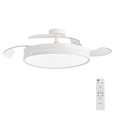3nod - ventilador de techo concept ray luz led regulable motor dc 6 velocidades