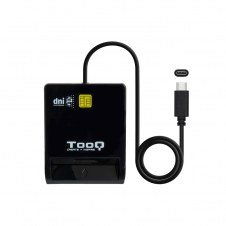 Tooq Lector de tarjetas DNIE SIM USB-C negro