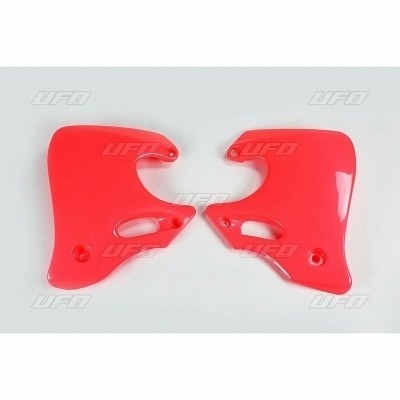 Plásticos laterales de radiador UFO Honda rojo HO02653-061 HO02653-067