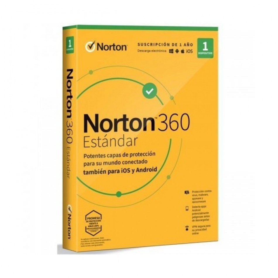 Norton 360 Standard 10gb Portugues 1 User 1 Device 12mo Box De Norton ...