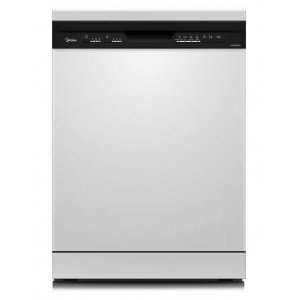 Lavavajillas Midea MFD60S090W-ES, 60 cm, 12 servicios, clase E, 93 kWh año, 52dB, 4 programas, media carga, blanco