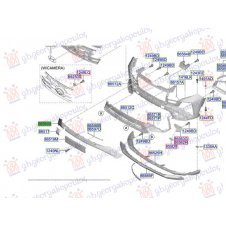 MOLDURA EN PARACHOQUE DELANTERO (O)