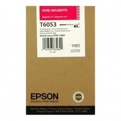Epson T6053 Magenta Vivido Cartucho de Tinta Original - C13T605300