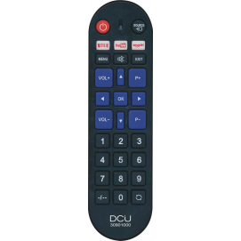 Mando a distancia Dcu PARA LG-SAM-SON-PHI-PAN, Control remoto universal para TV LCD/LED Lg, Samsung, Sony, Philips y Panasonic, IR inalámbrico,...