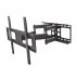 Aisens - Soporte Pro Giratorio, Inclinable Y Nivelable Para Monitor/Tv 37-70 Pulgadas Negro