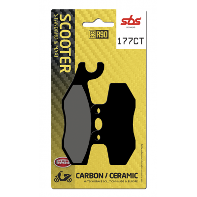 CT Scooter Carbon Tech Organic Brake Pads SBS 177CT