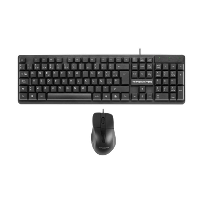 TECLADO + RATON WIRELESS ACP02 NEGRO ANIMA