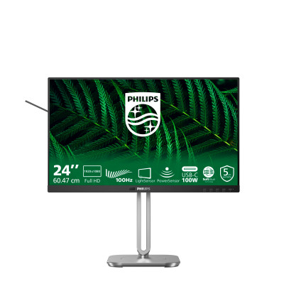 5000 series 24B2G5301/00 pantalla para PC 60,5 cm (23.8) 1920 x 1080 Pixeles Full HD LCD Negro
