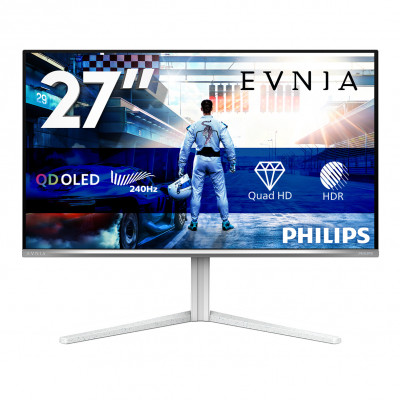 Evnia 6000 27M2N6501L/00 pantalla para PC 67,3 cm (26.5) 2560 x 1440 Pixeles Quad HD QD-OLED Blanco
