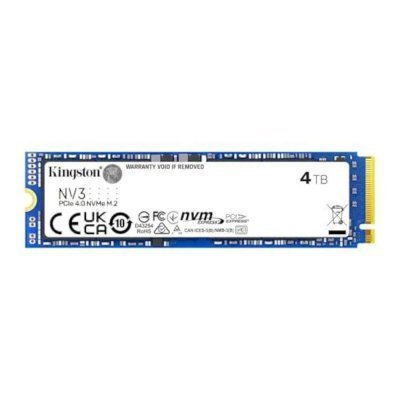 Disco duro interno ssd kingston nv3 4tb m.2 nvme pcie 4.0