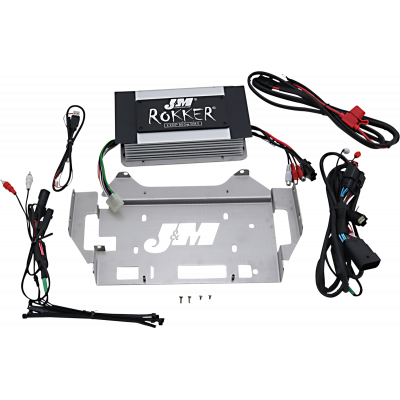 Kit amplificador DSP programable 800 W 4 canales Rokker® XXR J + M JAMP-800HC14ULP