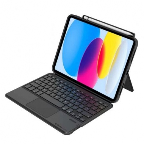 Funda con Teclado Gecko V10KC61-ES para Tablet iPad 2022 de 10.9