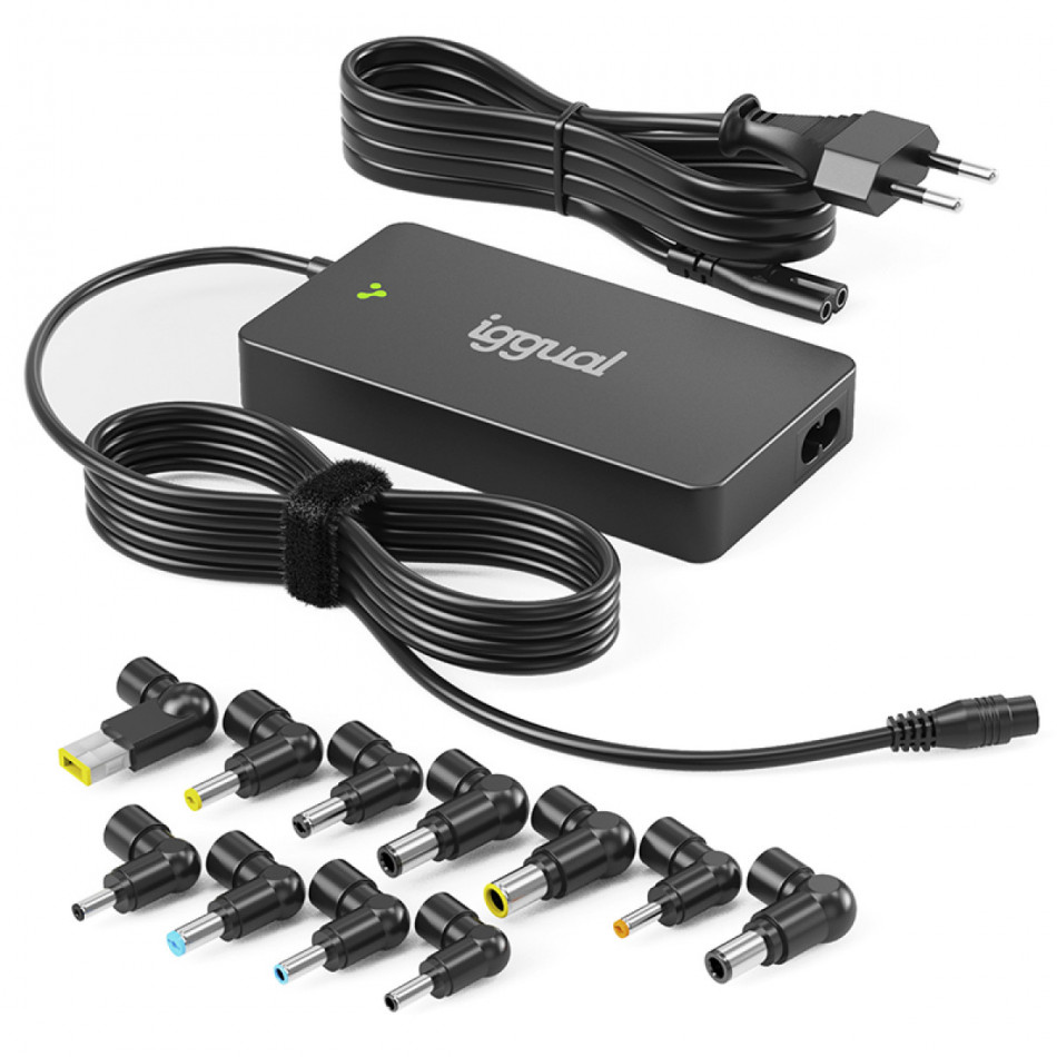 iggual Cargador Universal Slim CUA-S-11T-90W