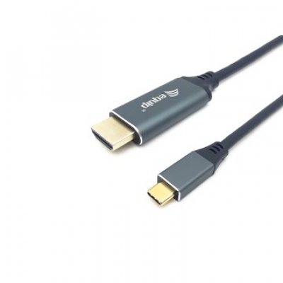 CABLE USB-C A HDMI MACHO MACHO 1M EQUIP 4K/60Hz CARCASA CONECTOR ALUMINIO REF. 133415