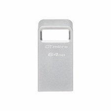 Kingston Technology DataTraveler Micro unidad flash USB 64 GB USB tipo A 3.2 Gen 1 (3.1 Gen 1) Plata
