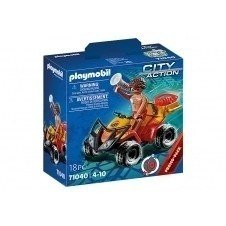 Playmobil city action quad de rescate