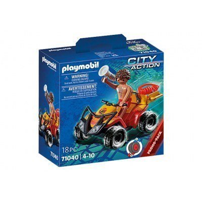 Playmobil city action quad de rescate