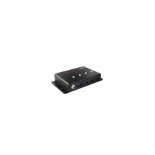 Lindy 43374 hub de interfaz USB 3.2 Gen 1 (3.1 Gen 1) Type-B 5000 Mbit/s Negro