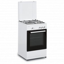 Cocina con horno Infiniton CC56BWC blanco 3 zonas 50cm natural / butan