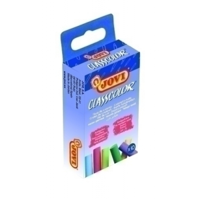 TIZAS DE COLORES JOVI ESTUCHE DE 10