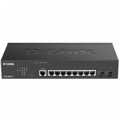 Switch Gestionable D-Link DGS-2000-10 10 Puertos/ RJ-45 10/100/1000/ SFP