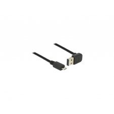 DeLOCK cable USB 2.0, USB A, Micro-USB B 1 m Negro