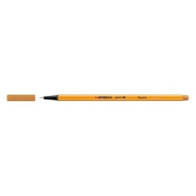 Stabilo Point 88 Rotulador de Punta Fina de Fibra - Trazo de 0.4 mm - Tinta con Base de Agua - Color Ocre Oscuro