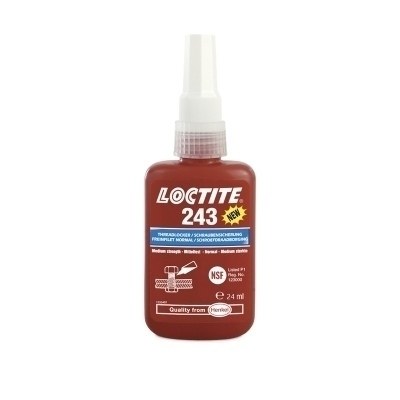 Fijador de roscas de media resistencia LOCTITE 243 botella 24ML 1370559