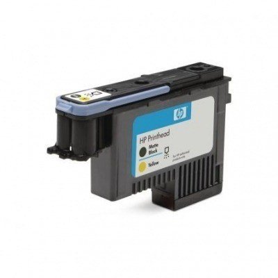 HP 72 Cabezal de Impresion Original - Negro Mate y Amarillo - C9384A
