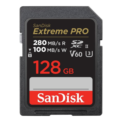 Tarjeta memoria secure digital sdxc 128gb sandisk extreme pro v60 clase 10 uhs - ii u3