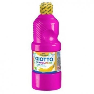 Témpera Escolar 500 ml Botella Magenta