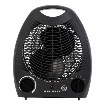 WB-2000 calefactor eléctrico Interior Negro 2000 W Ventilador eléctrico