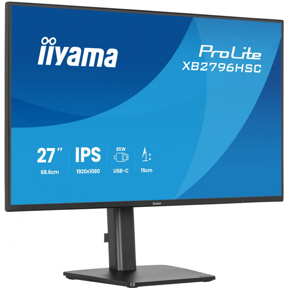 ProLite XB2796HSC-B1 pantalla para PC 68,6 cm (27) 1920 x 1080 Pixeles Full HD LED Negro