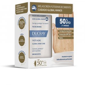 MELASCREEN cuidado global de manos fotoenvejecimiento SPF50+ dúo 2 x 50 ml