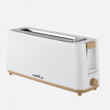 Tostador Pan Yeltes 900w Blanco/haya 7niv.tostado,descongelacion,apagado Autom.1ranura.recogemigas.17x38x11,5cm