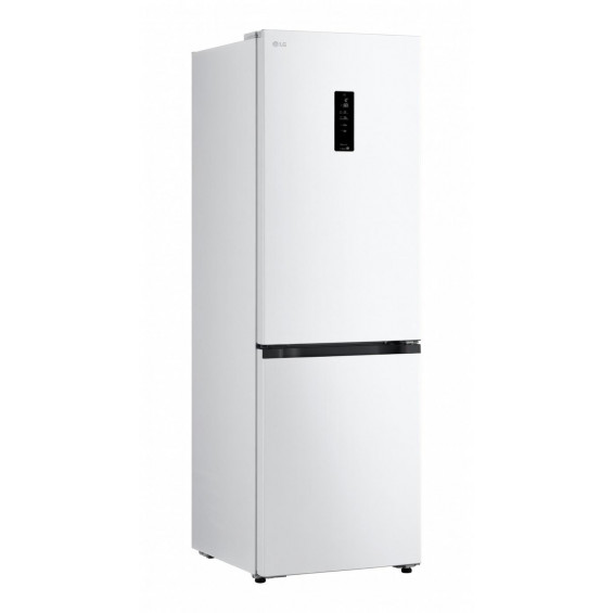 Frigorífico combi LG GBBSJ11ESW, 186 x 59.7 x 67.5 cm, Total No Frost, clase E, 253 kWh/año, 35 dB, 333 litros, DoorCooling+, Linear Cooling, blanco