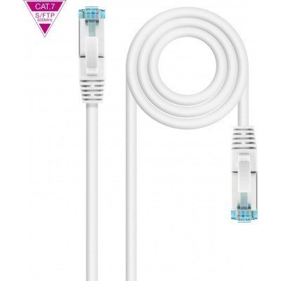 CABLE RED CAT.7 LSZH SFTP PIMF AWG26 BLANCO 1 M