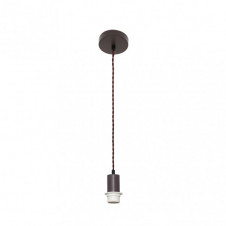 Arm.colgante P/pantalla Cara 1xe27 Marron/cuerda Regx10x10 Cm