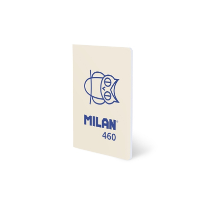 Milan 460 Since 1918 Libreta A5 Grapada - Hojas Blancas - 24 Hojas de 95g - Color Beige