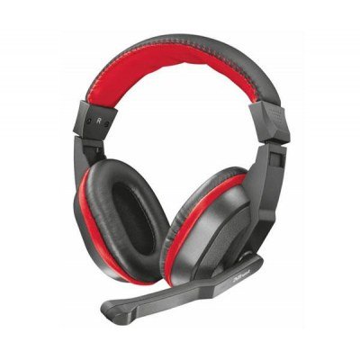 Auriculares Gaming con Micrófono Trust Gaming Ziva/ Rojos