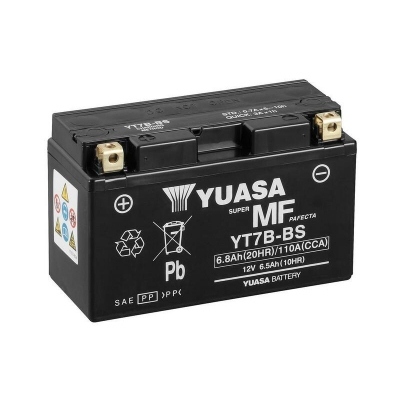 Yuasa battery YT7B-BS Combipack (con electrolito) YT7B-BS