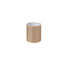 Pantalla Cilindrica Jin E27 Marron 15Dx15dx18h Cm Tejido Saco-yute