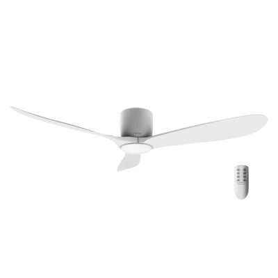 Cecotec EnergySilen Aero 5400 Ventilador de Techo de 3 Aspas - 40W - Diametro de 52 - Mando a Distancia - Temporizador Programable - 6 Velocidades - Modo Invierno - Color Blanco