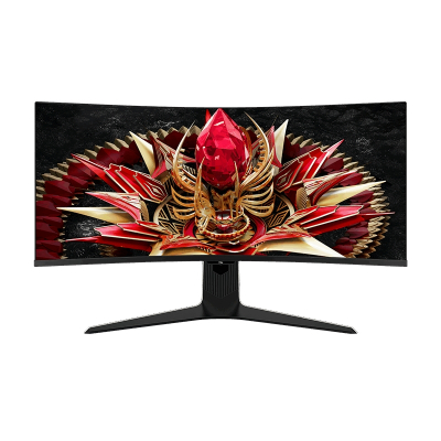 TCL 34R83Q Monitor 34 Curvo MiniLED 21:9 - Ultra WQHD - 170Hz - Respuesta 1ms - Luz Ambiental - Vesa 100x100 - Color Blanco