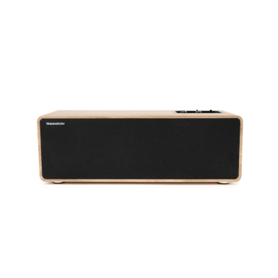 Thomson Sistema Multimedia Estereo - Potencia Musical 150W - Bluetooth - Entrada TV, RCA, USB, Optica - Mando a Distancia - Acabado Madera y Negro