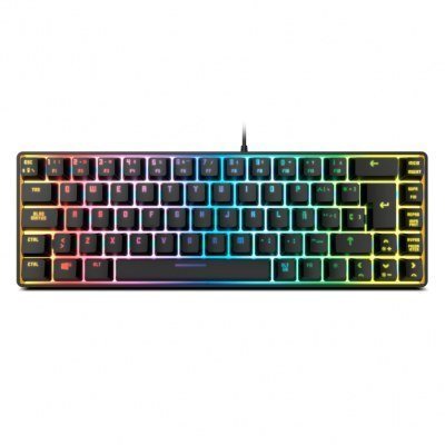 TECLADO MINI KROM KALISTA RGB MEMBRANA